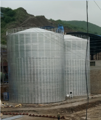 昭苏粮食钢板仓的安装全过程不用热焊接